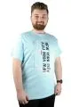 Erkek T shirt Bis Yaka New York City 22112 Mavi MAVI