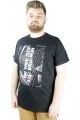 Erkek T shirt Bis Yaka New York City 22112 Siyah SIYAH