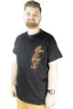 Erkek T shirt Bis Yaka We Better Act Now 22102 Siyah SIYAH