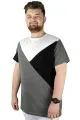 Erkek T shirt Parçalı CYMD 22132 Beyaz BEYAZ