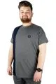Erkek T shirt Parçalı MD08 22134 Antramelanj ANTRASIT