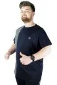 Erkek T shirt Parçalı MD08 22134 Lacivert LACIVERT