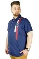 Erkek T shirt Polo Flight Team 22311 Indigo INDIGO
