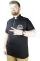 Erkek T shirt Polo Florida 22303 Siyah SIYAH