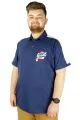 Erkek T shirt Polo Great 22316 Indigo INDIGO