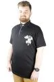 Erkek T shirt Polo Skull 22304 Siyah SIYAH