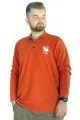 Erkek Uzun Kol Polo Bird Waffle 22444 Oranj [product_color]