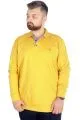 Erkek Uzun Kol Polo Cepsiz İnterlok M 22461 Hardal [product_color]