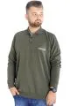 Erkek Uzun Kol Polo The Less Waffle 22462 Haki [product_color]