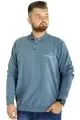 Erkek Uzun Kol Polo The Less Waffle 22462 Mavi [product_color]