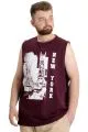 Big Size Mens athlete NEW YORK 23006 Plum