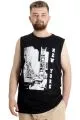 Big Size Mens athlete NEW YORK 23006 Black