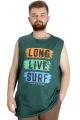 Büyük Beden Erkek Atlet LONG LIVE SURF 23010 Nefti