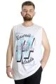 Big Size Mens athlete HAWAII 23011 White