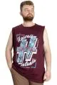 Big Size Mens athlete HAWAII 23011 Plum