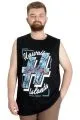 Big Size Mens athlete HAWAII 23011 Black