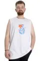Big Size Mens athlete CALIFORNIA 23012 White