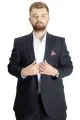 Big Size Mens Suit Line 23023 Navy Blue