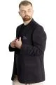 Big Size Mens Mono Collar Classic Ceket 23025 Plum