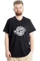 Büyük Beden Erkek V Yaka T-shirt MUSTANG 23034 Siyah