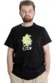 Big Size Mens T-Shirt DOIT AGAIN 23100 Black
