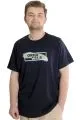 Big Size Mens T-Shirt ORIGINALS 23102 Navy Blue
