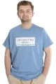 Büyük Beden Erkek T-shirt INTERESTING IDEAS 23103 Mavi