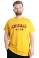 Büyük Beden Erkek T-shirt CHICAGO 23105 Hardal