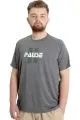 Big Size Mens T-Shirt PAUSE 23109 AntraMelange