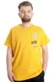 Büyük Beden Erkek T-shirt UNIQUE 23111 Hardal HARDAL