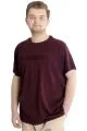 Big Size Mens T-Shirt SOUNDNESS 23114 Plum