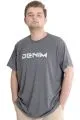 Big Size Mens T-Shirt DENIM 23115 AntraMelange