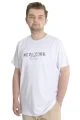 Büyük Beden Erkek T-shirt TIGERS 23116 Beyaz