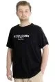 Big Size Mens T-Shirt TIGERS 23116 Black