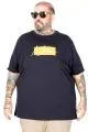 Big Size Never Tshirt 26125 NAVY