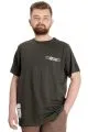 Big Size Mens T-Shirt TELEPATHIC 23132 Khaki
