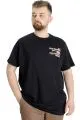 Büyük Beden Erkek T-shirt CULTURE 23146 Siyah