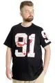 Big Size Mens T-Shirt 91 23153 Black