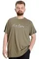 Big Size Mens T-Shirt TOUCH 23158 Khaki