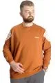 Big Size Sweat Sleeve Garni Printed 23161 Cinnamon