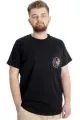 Big Size Mens T-Shirt SYMPHONY 23202 Black