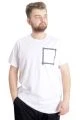 Büyük Beden Erkek T-shirt CHNGYRMD 23204 Beyaz