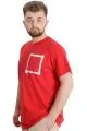Big Size Mens T-Shirt CHNGYRMD 23204 Kırmızı