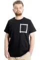 Big Size Mens T-Shirt CHNGYRMD 23204 Black