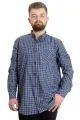 Big Size Mens Shirt Ekose Long Armlu 23300 Cagla