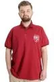 Büyük Beden Erkek T-shirt Polo INDUSTRY 23316 Bordo