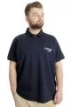 Big Size Mens T-Shirt Polo PORT SHIELD 23317 Navy Blue