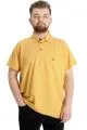Big Size Mens T-Shirt Polo with pocket Golf WAFFLE 23320 Hardal