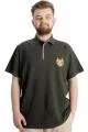 Big Size Mens T-Shirt Polo CHOOSE YOUR MODE 23321 Khaki