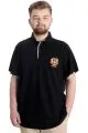 Big Size Mens T-Shirt Polo MODE TEAM 23324 Black